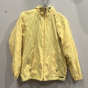 YELLOW ZERO XPOSUR JACKET. SIZE: SMALL